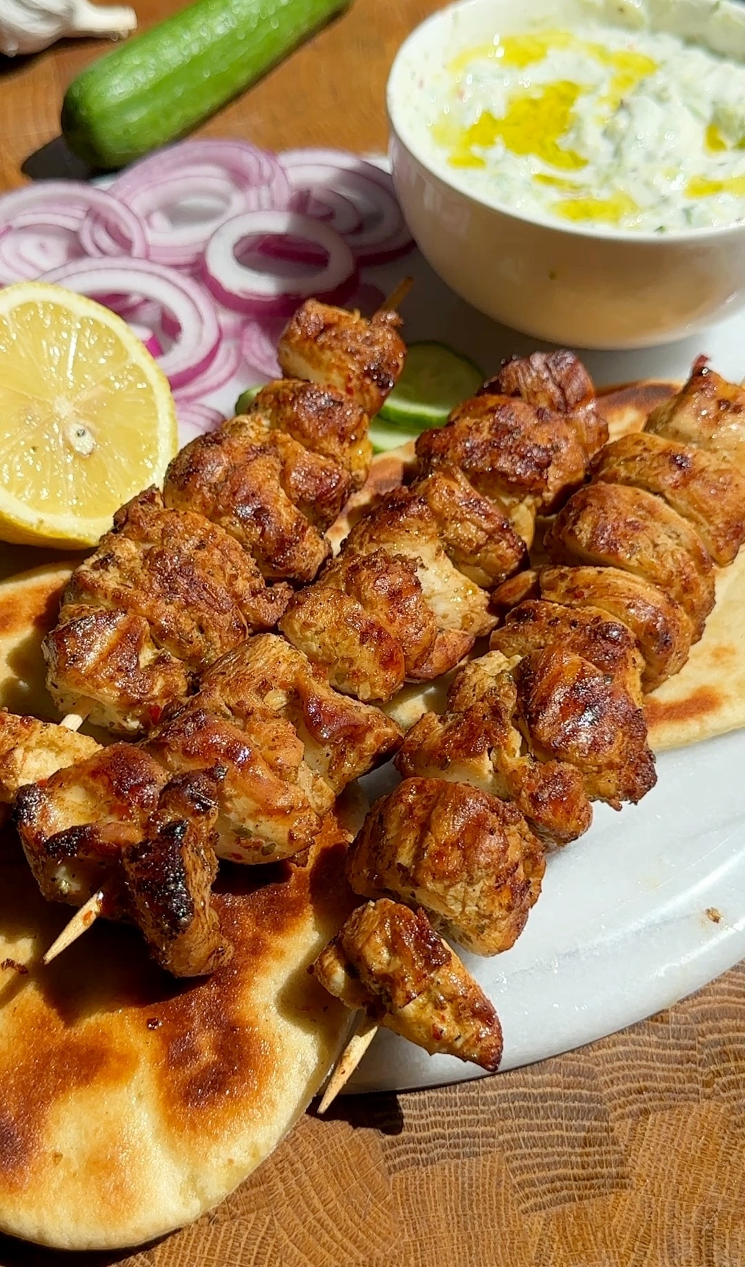 Authentic Greek Chicken Souvlaki: Zesty Lemon Marinade